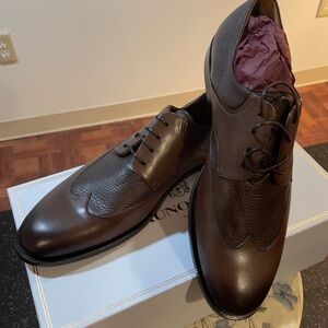 Bruno Magli Dark Brown Oxfords